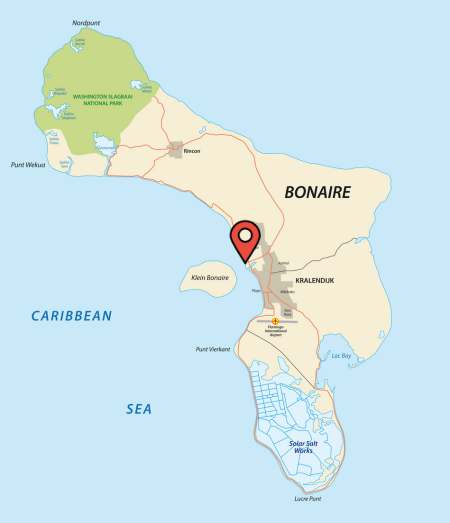 Chogogo Bonaire op de kaart
