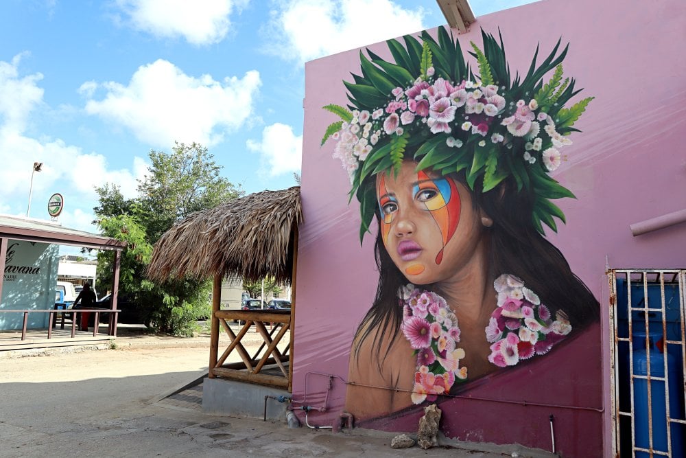 Graffiti op Bonaire