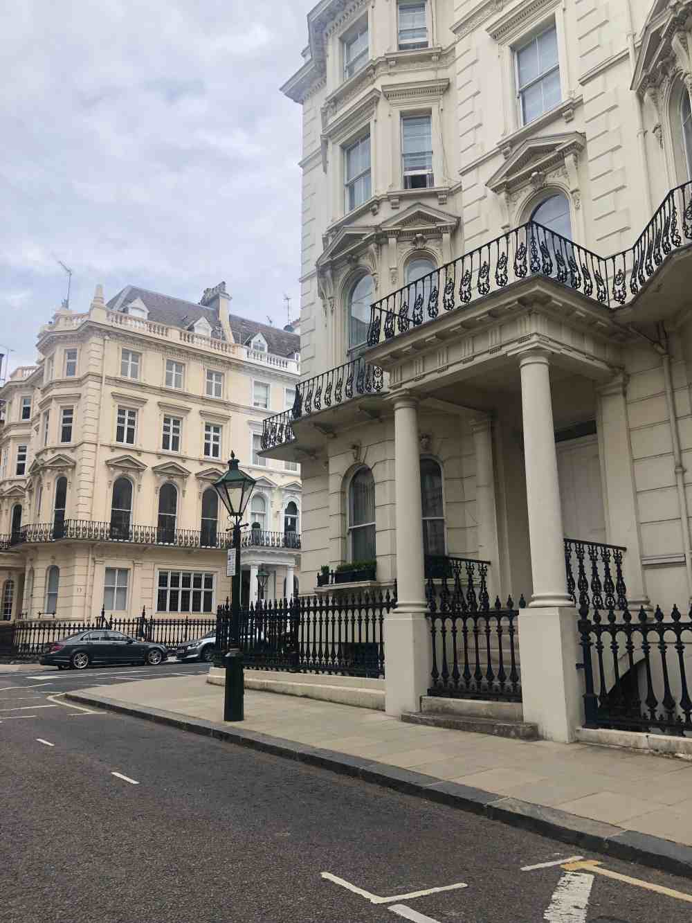 londen-stedentrip-kensington-blog Uitzicht vanaf ons balkon