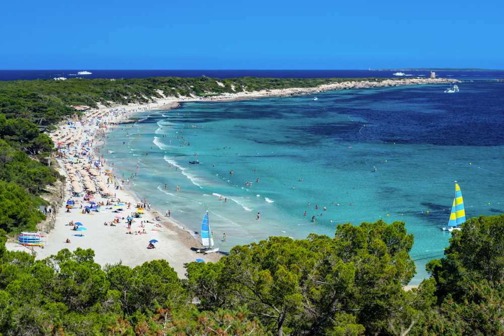 mooiste stranden Ibiza Las Salinas