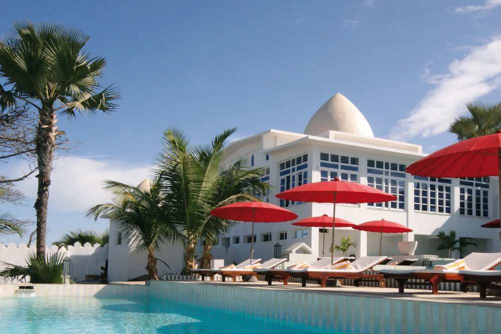 Hotel aan het strand gambia